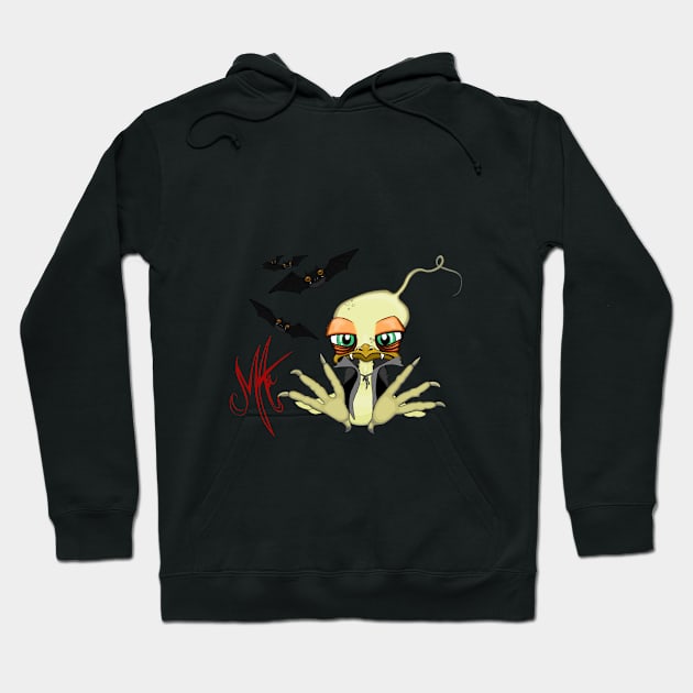 Grumpy Chicken Vampire Hoodie by Grumpy Chicken